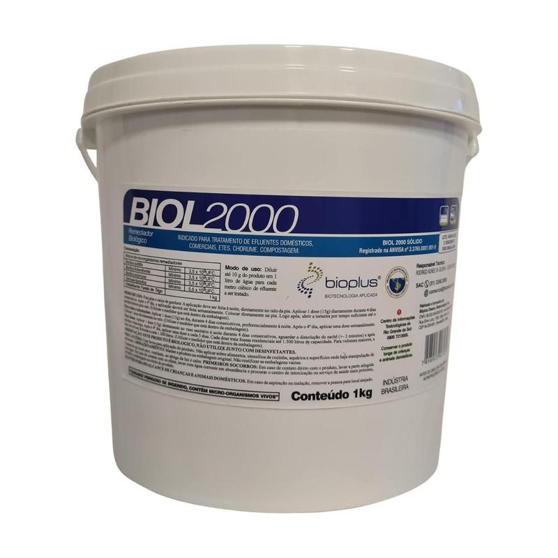Biol 2000 Enzimas e Bactérias Limpa Fossa, Caixa de Gordura